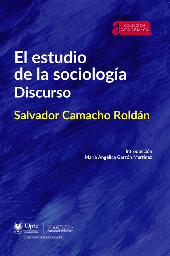 Académica, Colección Azul 1 - El estudio de la sociología ... - cover