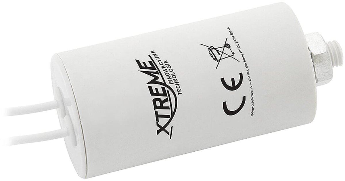 XTREME Motorcondensator 3µF 450V AC - Condensator met Kabels - Start/Bedrijf