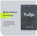 Enveloppe ProRide noire pour envoi par boîte aux lettres, avec les marques CE, FC, RoHS.