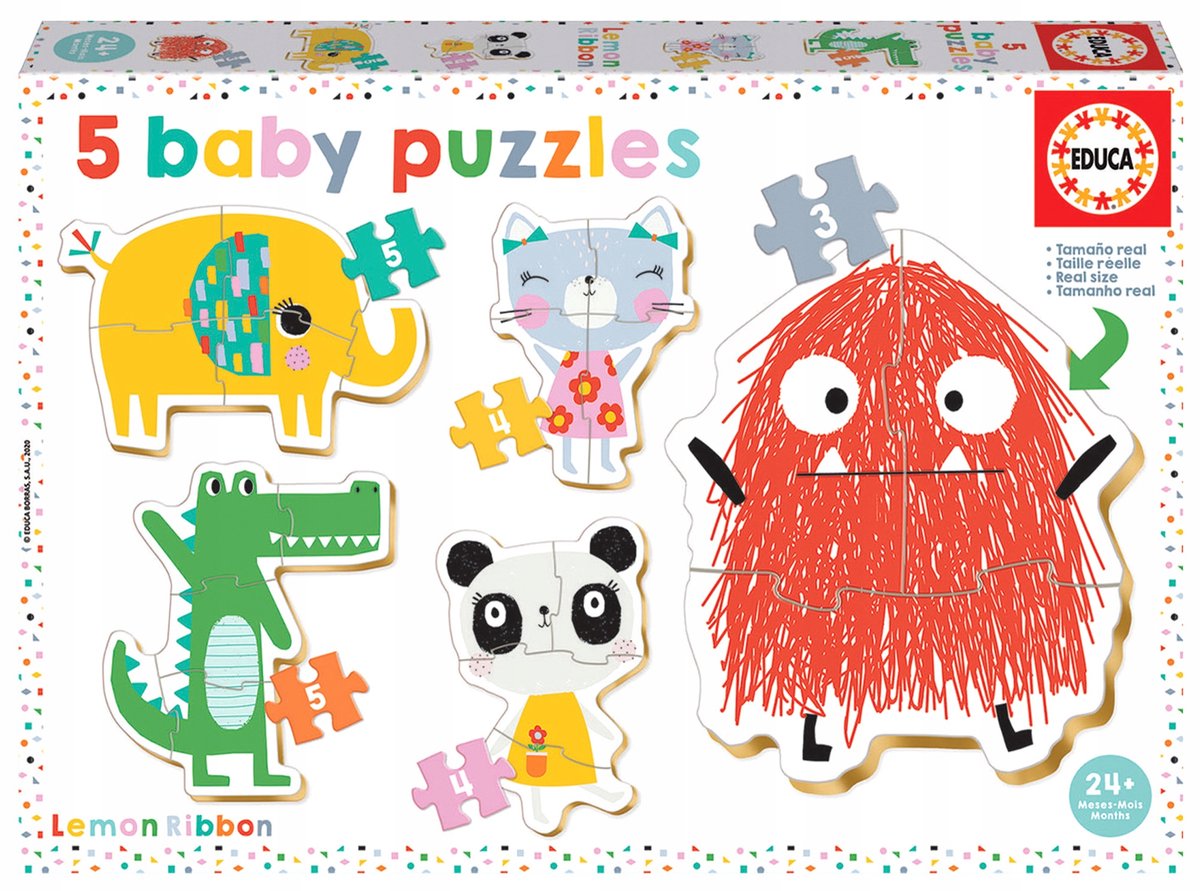 Educa Lemon Ribbon Puzzel 3-5 Stukjes