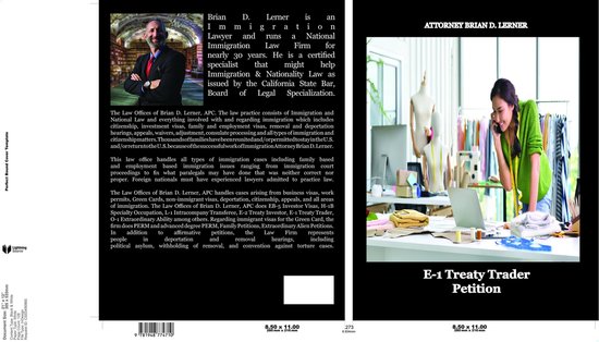 E-1 Treaty Trader Petition - cover