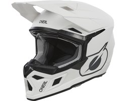 O'NEAL 3SRS Solid Mat Witte Crosshelm - Helm