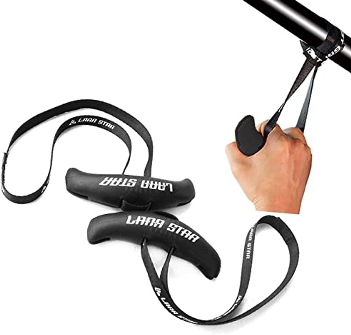 Optrekgrepen, handgrepen, fitnessriem, heavy duty kabel, machinehandgrepen, training, grip, sterkte, slingtrainer voor thuis, gym, pull-up bars en trekmachines