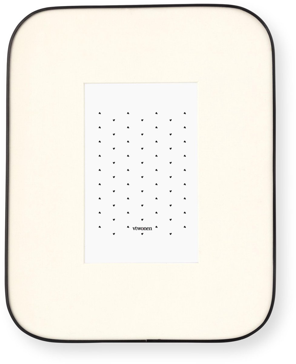 vtwonen Fotolijst - Fotokader van Metaal - Zwart - 21x26.5x0.8cm