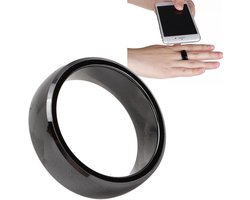Brenzoos - NFC Smart Ring, Waterdichte Keramische NFC-vingerring, Detectietechnologie, Draagbare Ring voor Toegangscontrole, Elektronische Betaling, Aanwezigheid
