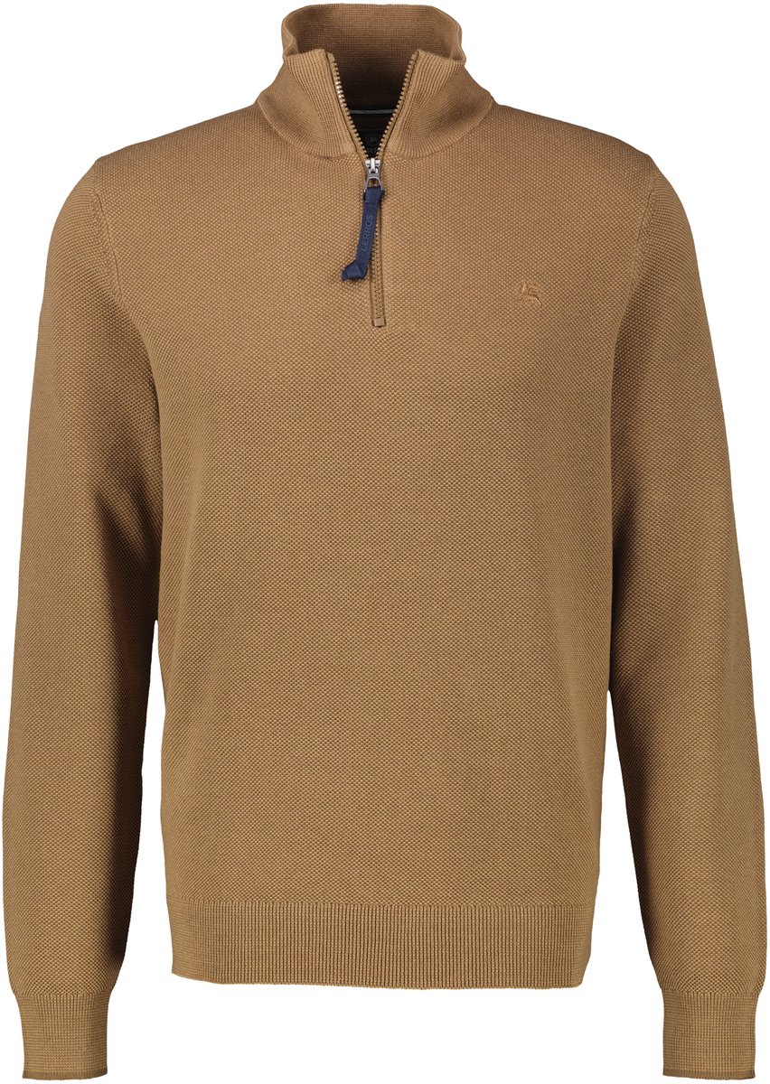 LERROS - Heren sweater - Maat 3XL - Mannen - Bruin - katoen