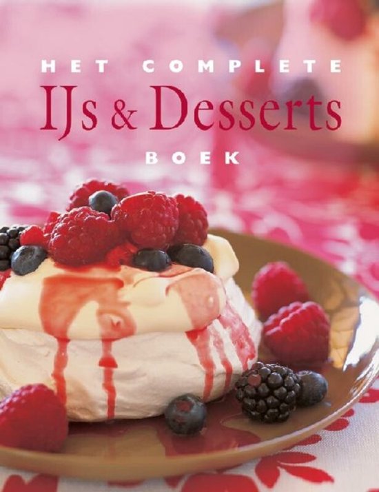 Het Complete IJs & Desserts boek - cover