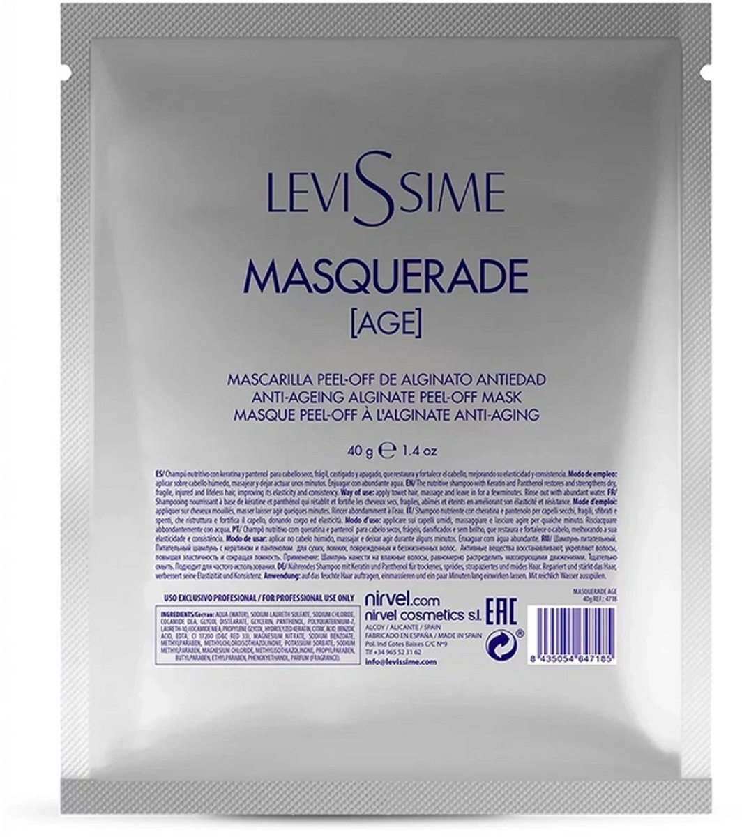 Masquerade Age Levissime / Anti-Aging Peel-off Masker voor het gezicht 40 g