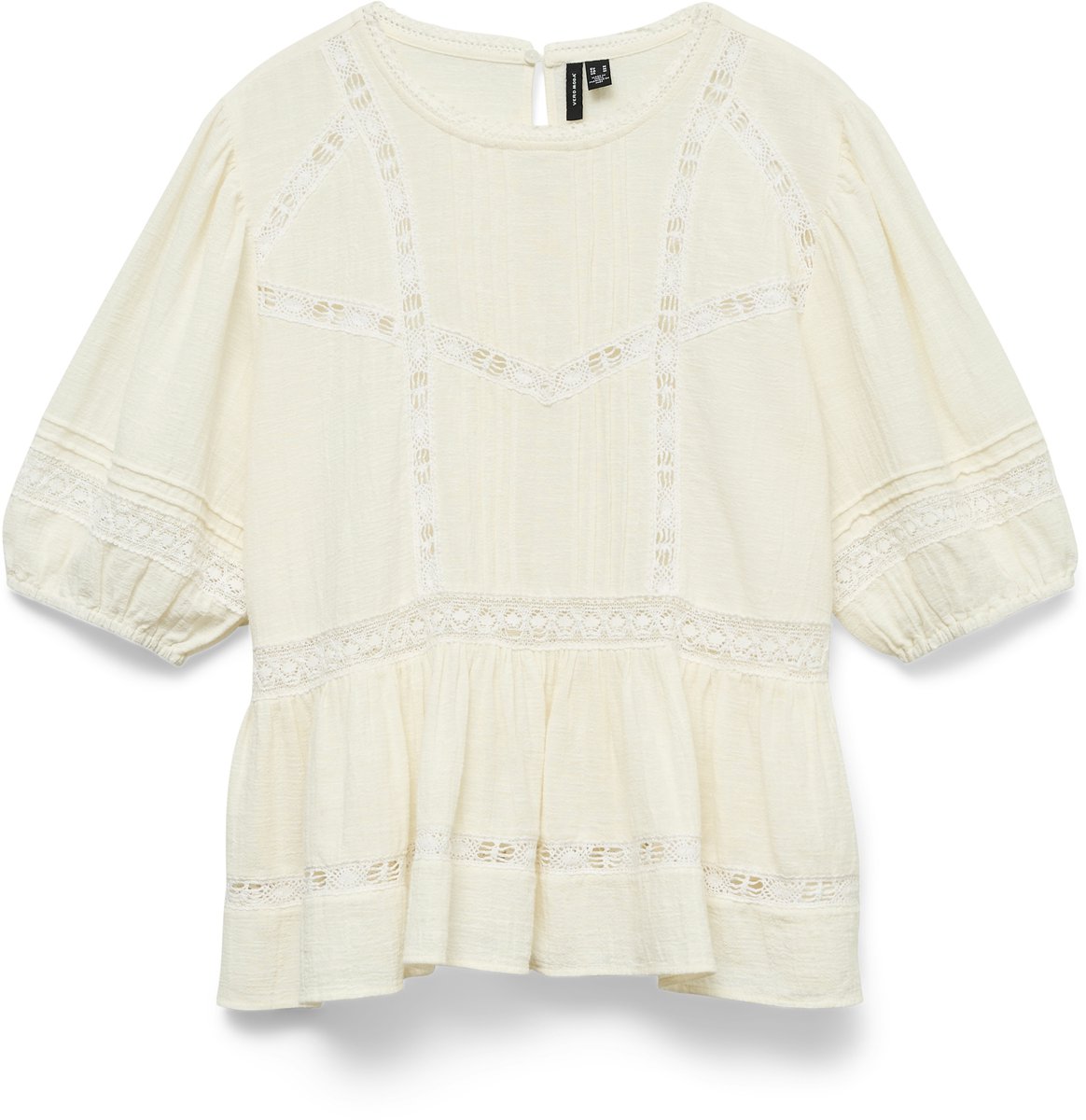 VERO MODA - VMVILDE 2/4 TOP WVN EXP SB2 - Dames - Blouses