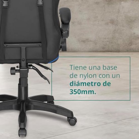 Ergonomische Gamerstoel met Hoofdsteun en Gaslift - Comfortabel en Duurzaam — afbeelding 3