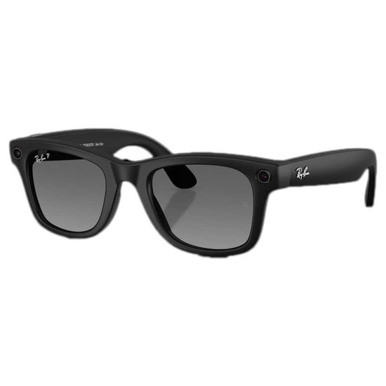 Ray-ban Wayfarer Meta Gen 2 Gepolariseerde Zonnebril Zwart Polar Gradient Graphite / 50 Man,Vrouw