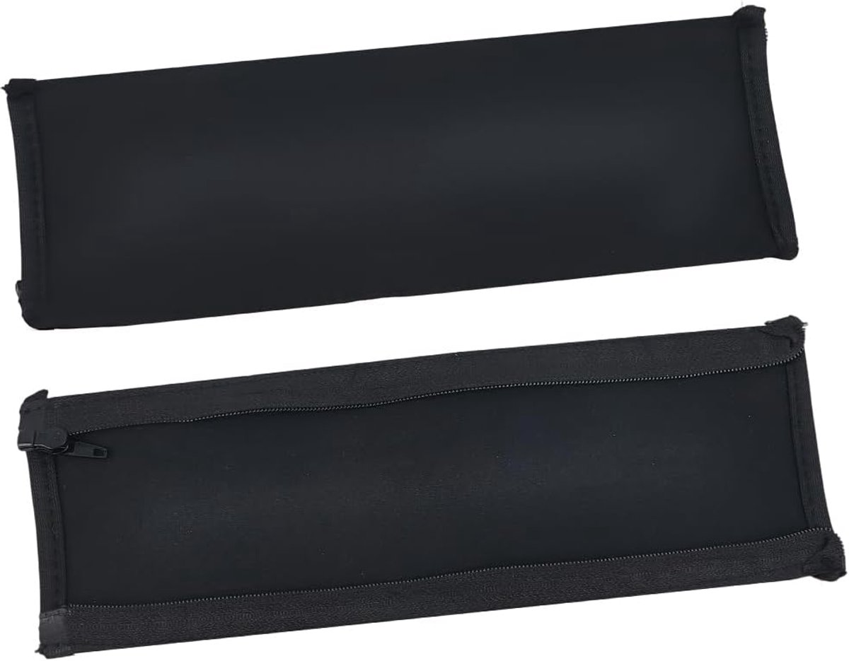 2Pcs Headphone Headband Cover - Headphone Headband Protector - Zippered Washable Sleeve Replacement - Protective Pillow Pad for Audio Headsets 9.56 x 3.35 Inch
