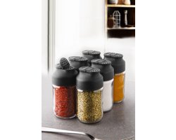 Asir - Pottenset - Veelkleurig - 5 x 5 x 9,5 cm - 6 stuks