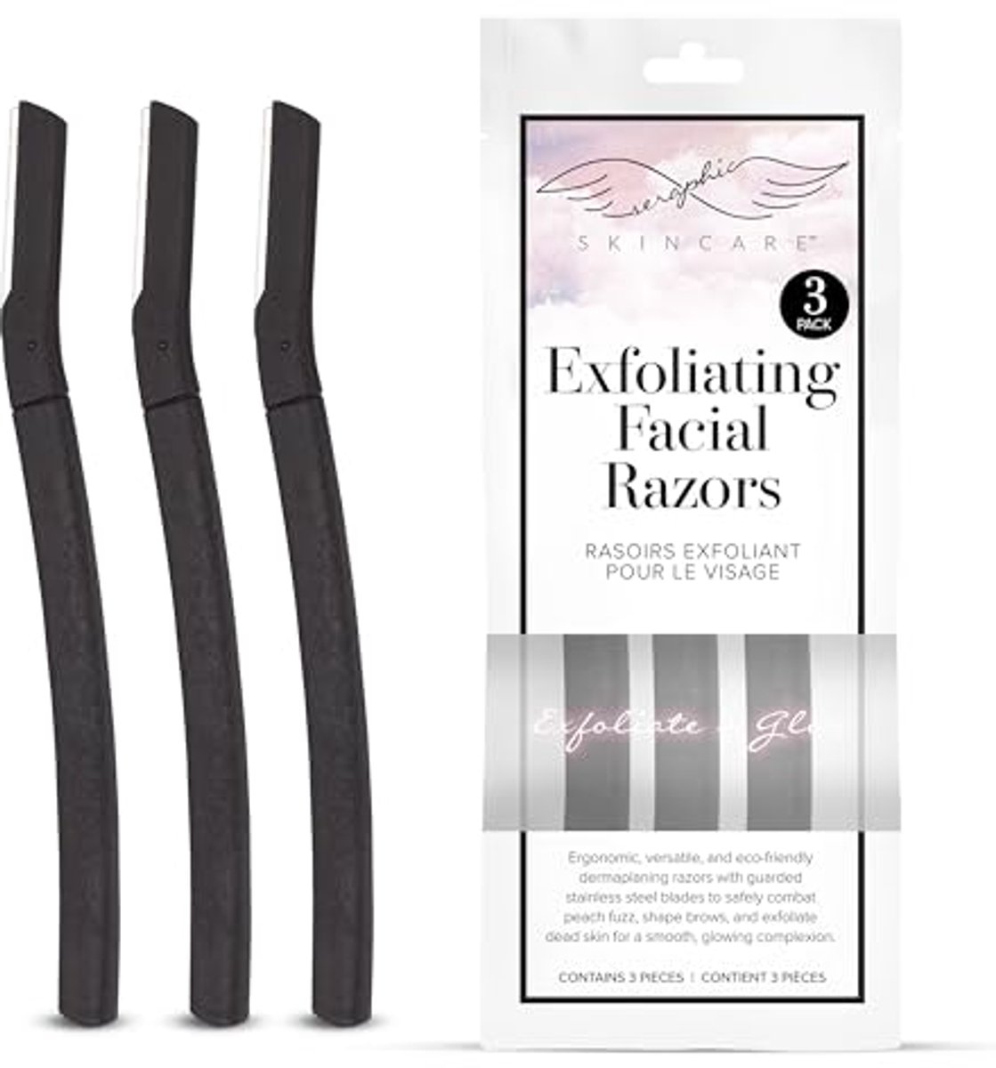 Exfoliërende Gezichtsscheermessen voor een Gladdere Huid - 3-pack Dermaplaning Tool