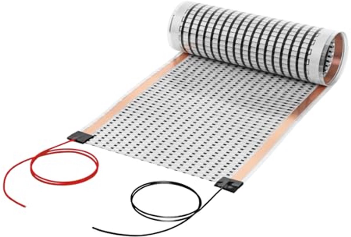 Infrarood verwarmingsfolie 1m, 30cm breed, elektrische vloerverwarming, 130W voor auto, camper en projecten