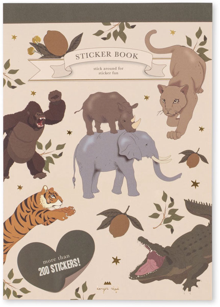 * Konges Sløjd A Sticker A Day | Tiger