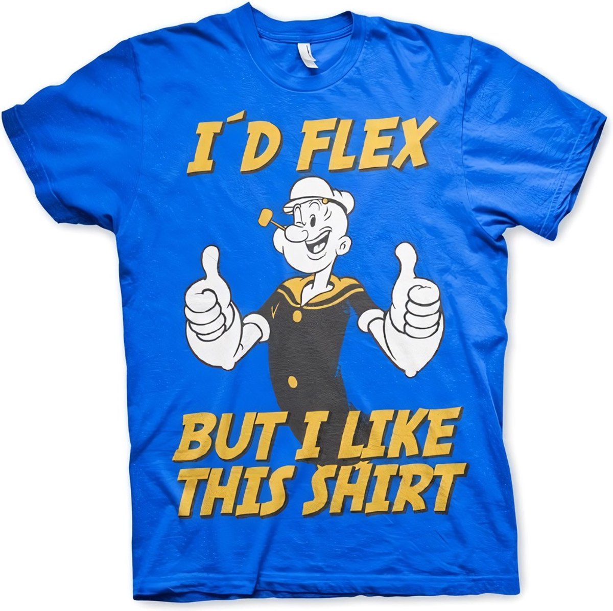 Popeye I'd Flex T-shirt Blauw