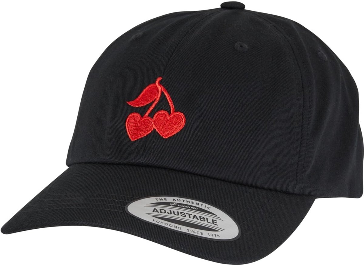 Miss Tee Damespet 'Heart Cherries' Dad Cap MST325