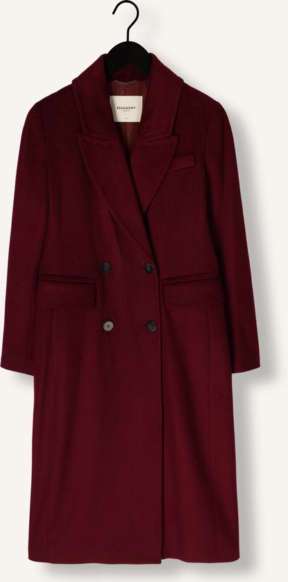 Beaumont Tiffany Long Coat Jassen Dames - Winterjas - Bordeaux - Maat 36