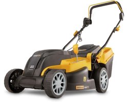 Elektrische Grasmaaier 1600 W met 380 mm Ø - Grasmachine met Grasopvangsysteem, Mulchen en Achteruitworp