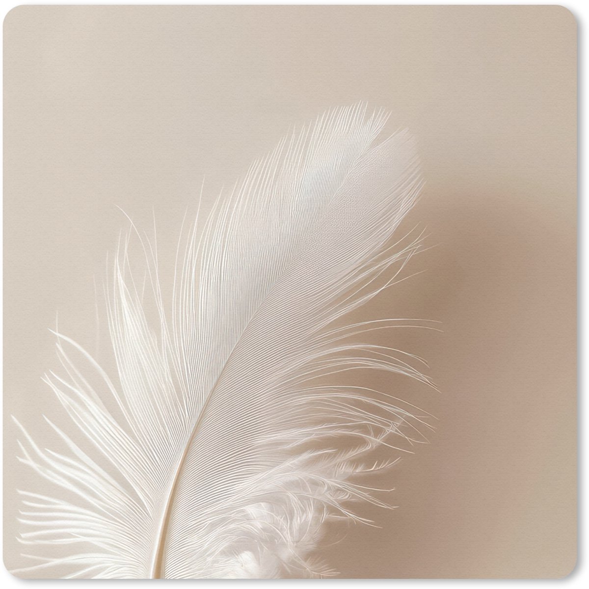 Muismat 30x30 cm - Mousepad Veer - Minimalistisch - Roze - Muismatten