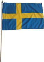 Drapeau ondulant de luxe Suède