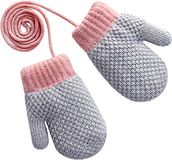 Generisch Dames Plus met gesp en warme winterhandschoenen voor heren