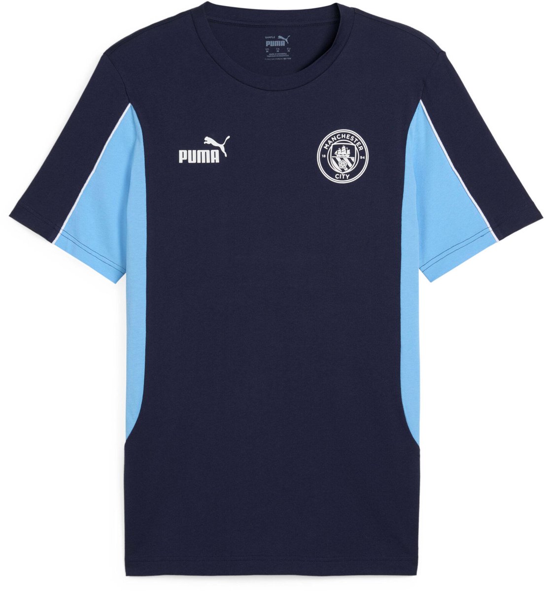 T-shirt Manchester City Archive 2024/25 Blauw