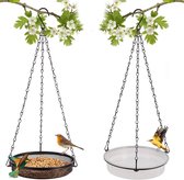 Vogelhuis Om Op Te Hangen, Vogelvoederdispenser Voor Wilde Vogels Vogelvoederhuis Voor Tuin Balkon Vogelvoederhuis Om Op Te Hangen Weerbestendig Zwart