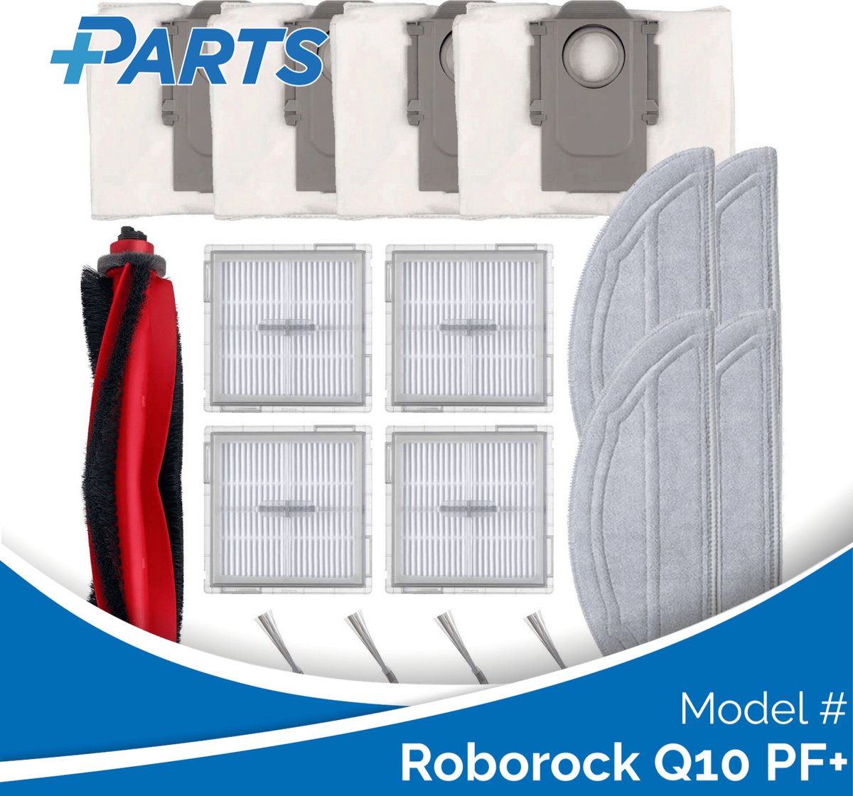 Roborock Q10 PF+ Onderhoudsset (Plus.Parts® alternatief voor Q10 MAINTENANCE SET)