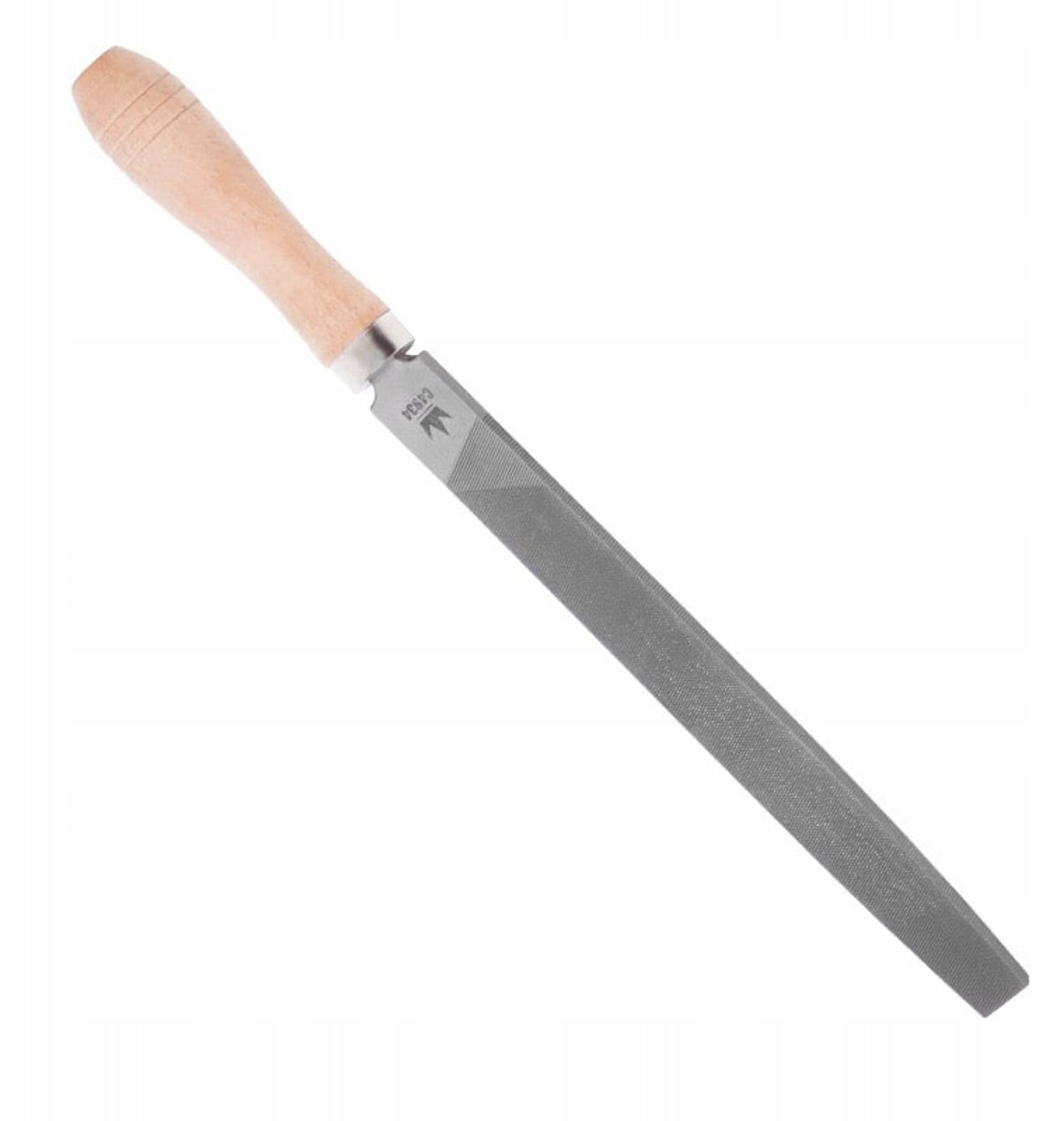 Richmann Platkops Vijl Metaal 150mm met Handvat C4931
