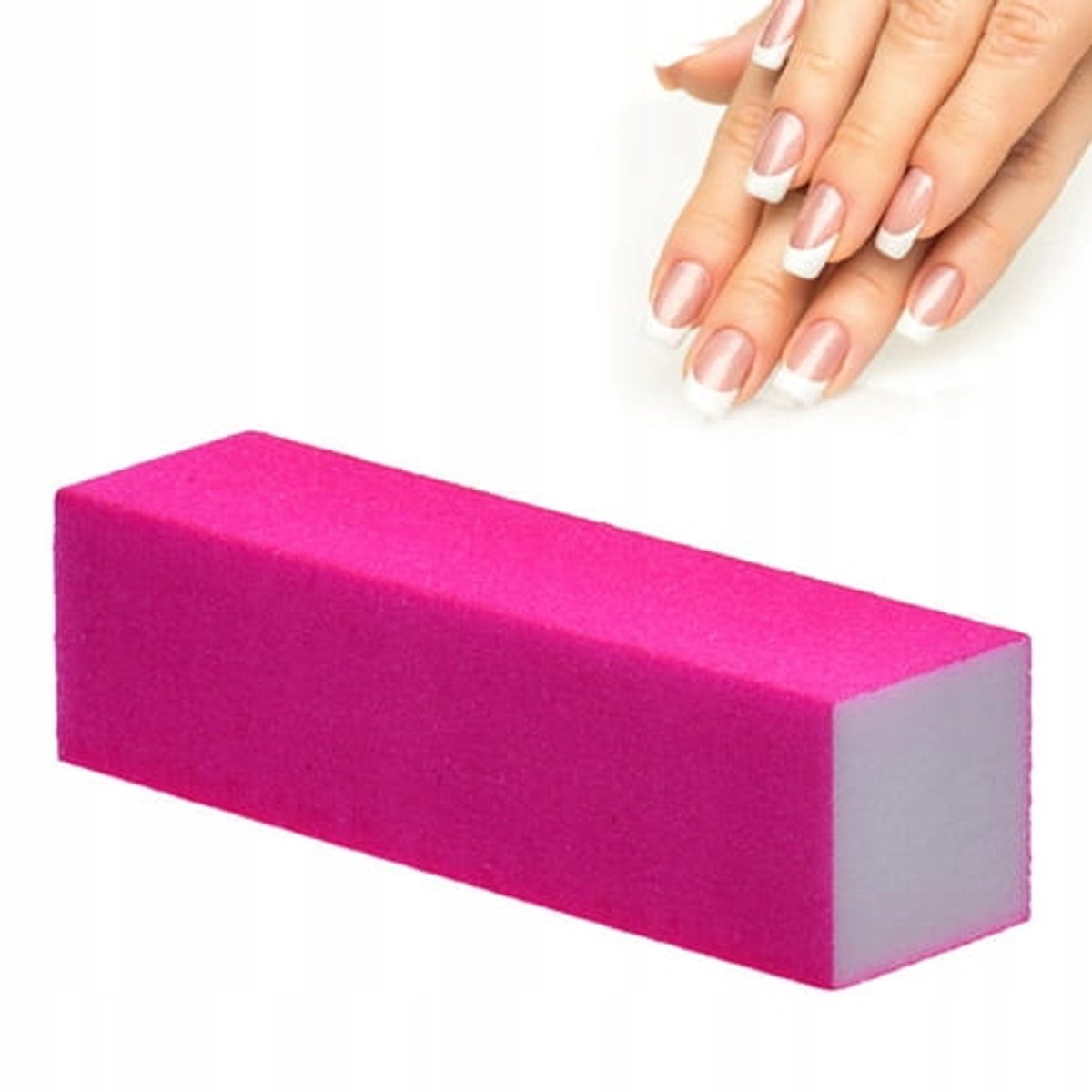 Neon Polijstblok Nagels 100/100 - 10 Stuks Roze
