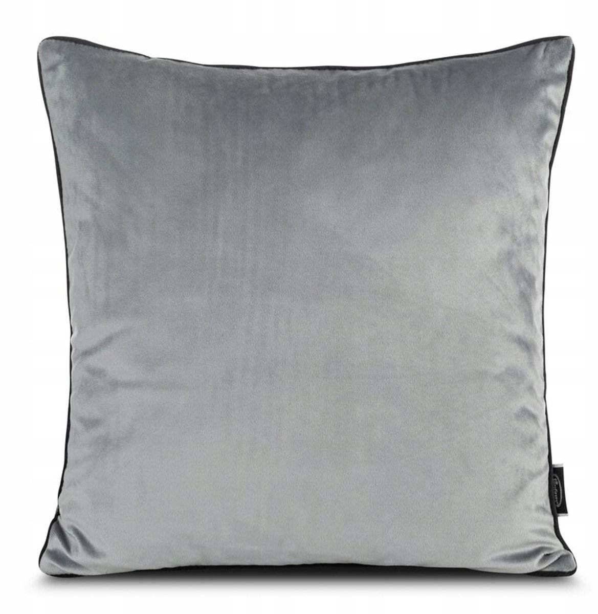 Madie Velours Kussensloop 45x45cm Zilver - Decoratief & Zacht
