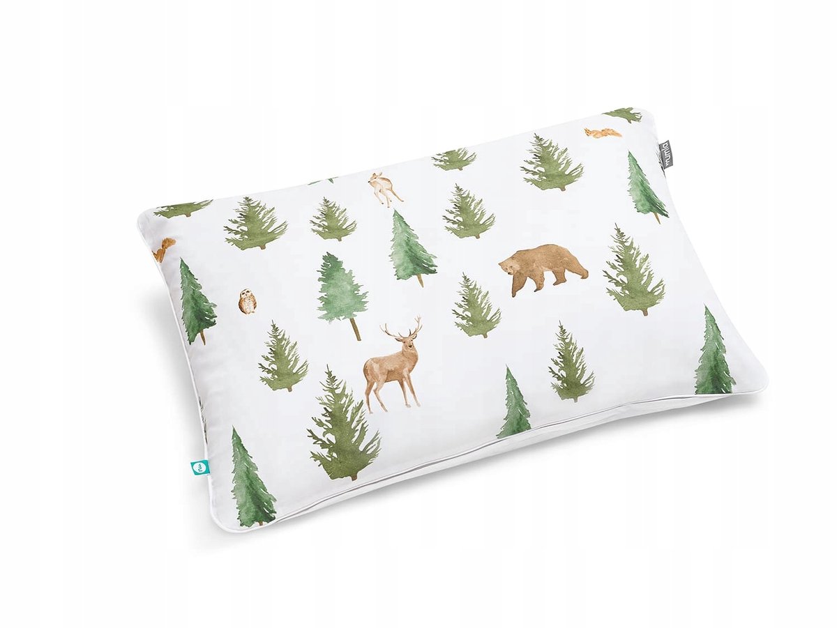 Mumlaz Kussenhoes Wilde Bos Dieren 50x60cm Katoen met Rits