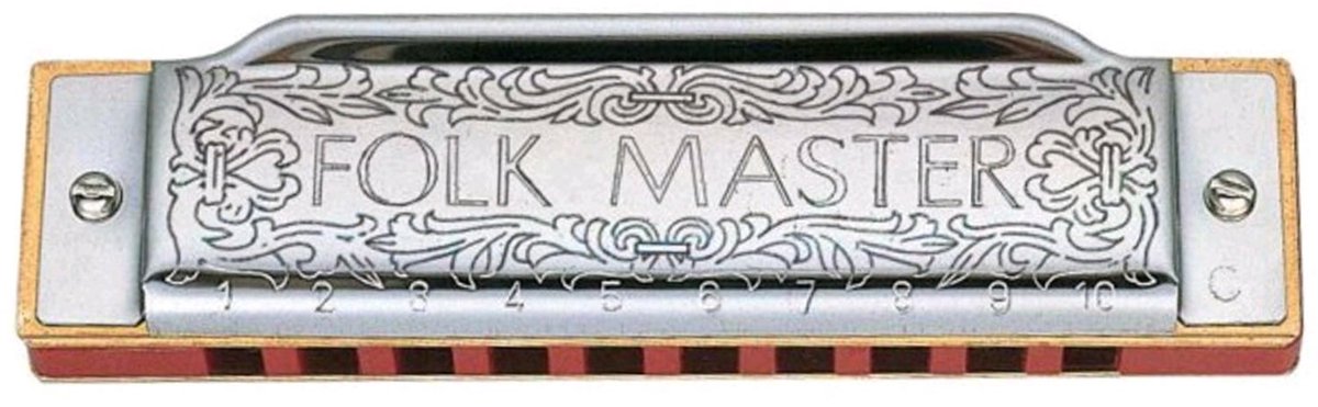 Suzuki Folkmaster mondharmonica B - A-kwaliteit - kunststof kam - prachtig ontwerp