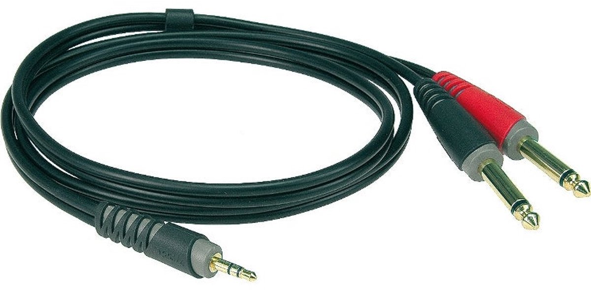 Klotz soundcard kabel jack 2m AY5-0200, goudcontacten - Invoerkabel