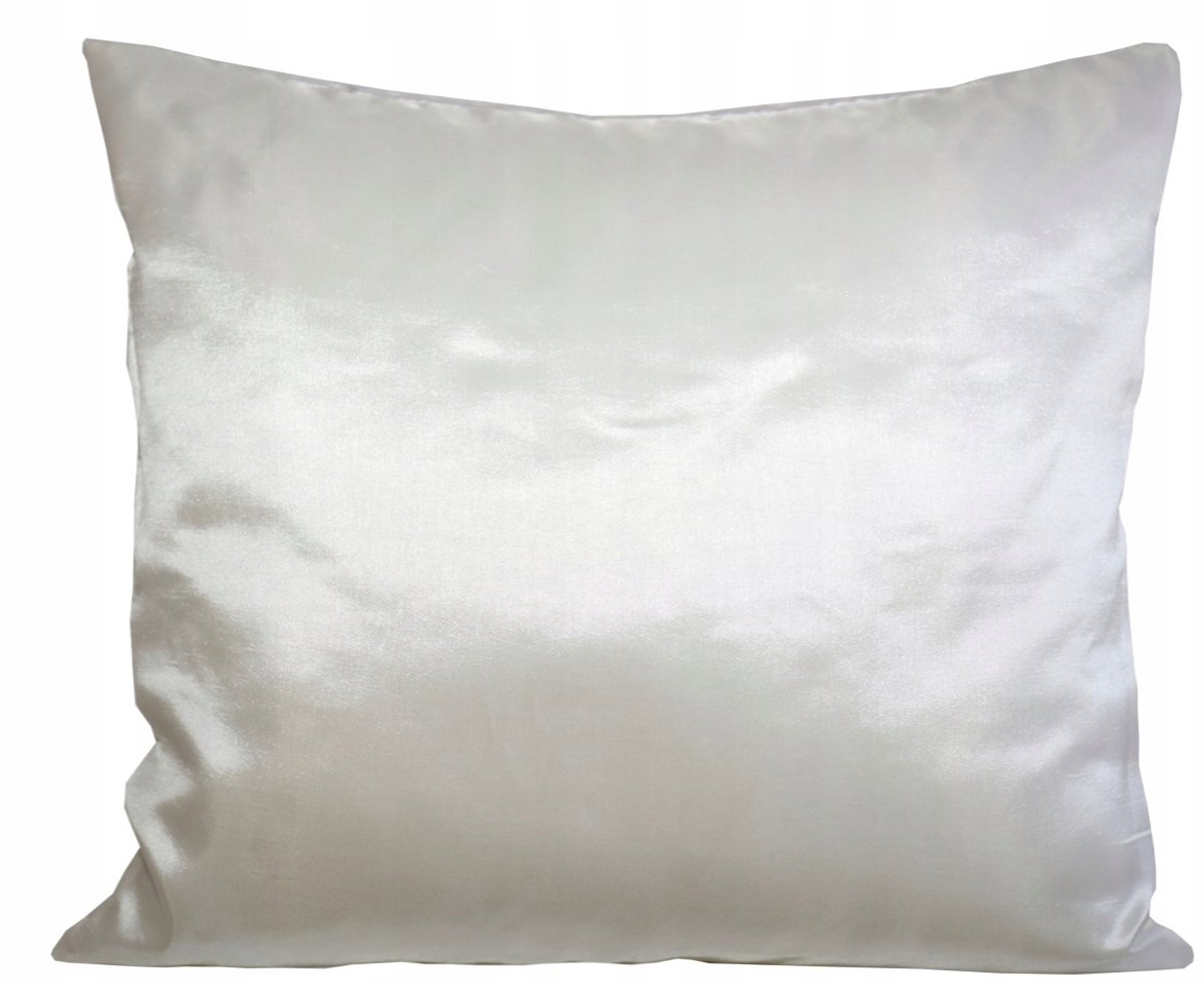 Ecru Taft Kussensloop 40x40cm - Zacht & Elegant