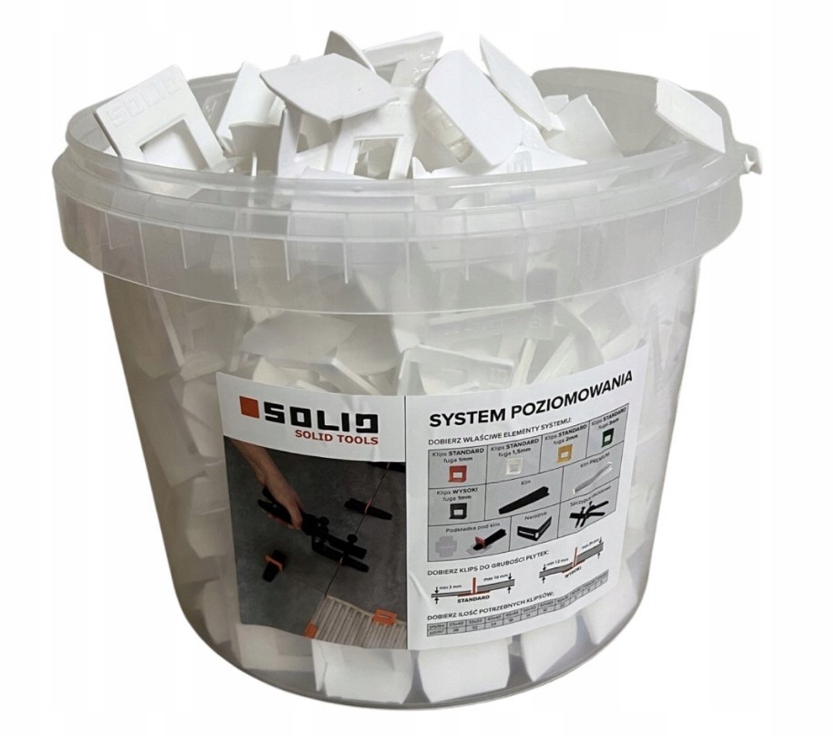 Solid Tegel Levelling Systeem: Clips & Wiggen (440 stuks)