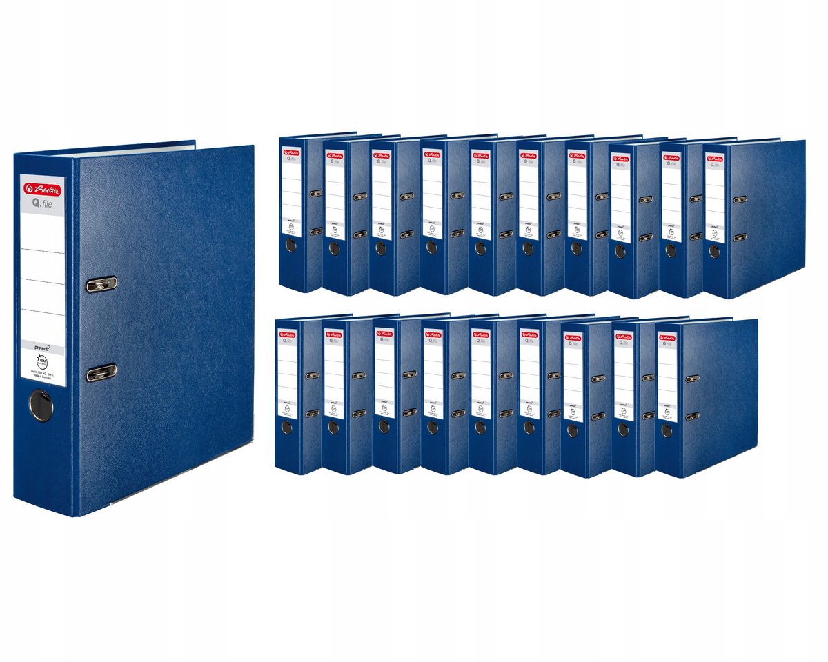 Herlitz Segregators A4 8cm 20 Stuks - Blauw