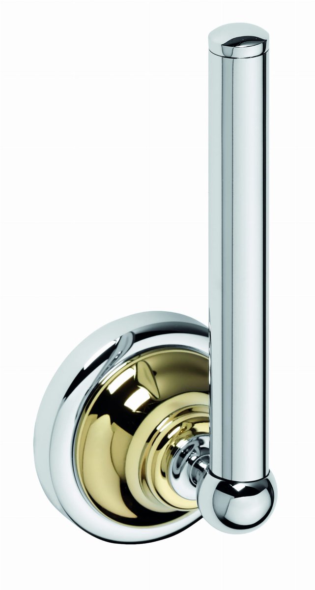 Bemeta Retro Toiletrolhouder Goud/Chroom - Wandmontage
