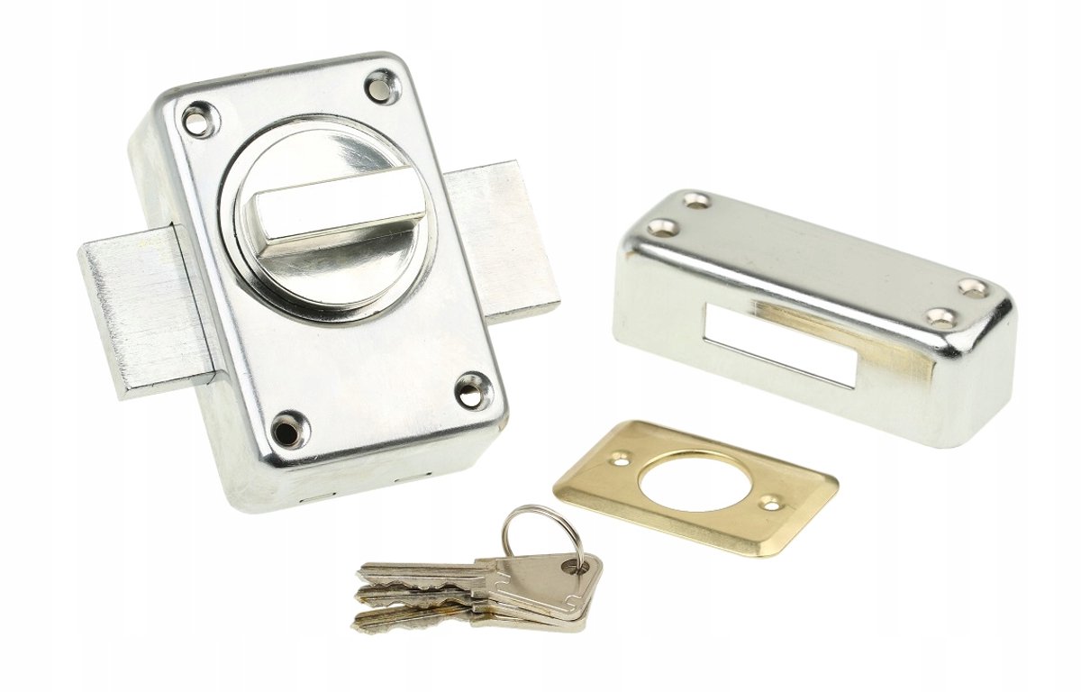GAMA-2 Nikkel Deurslot - Universeel Opbouwslot