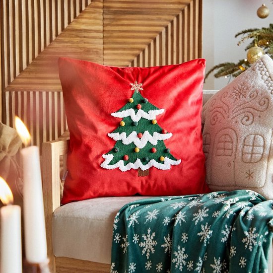 Kussenhoes kerst, Home & deco, wit bedrukt | Voordelig bij