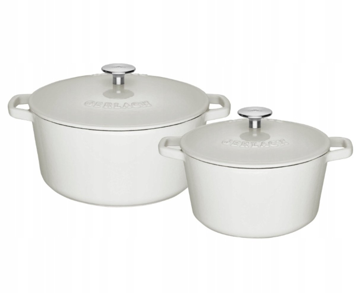 Gerlach Natur Iron Gietijzeren Pannenset 3L & 5L