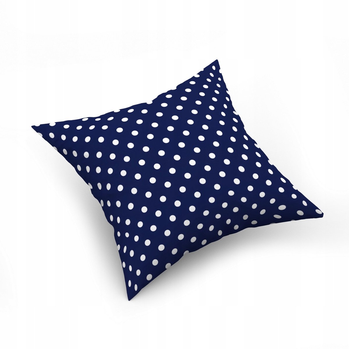 Kussenhoes 40x40cm Katoen - Stijlvolle Stippen - Marineblauw