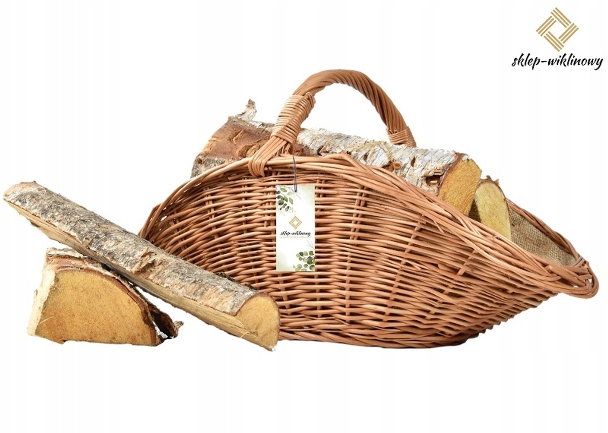 Wikkelen Houtmand voor Open Haard - 56 cm - Jute Voering