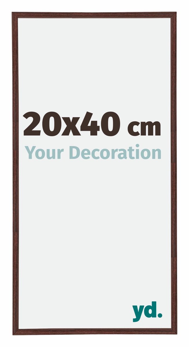 yd. Your Decoration - Fotolijst 20x40 cm - Kunststof - Bruin - Annecy