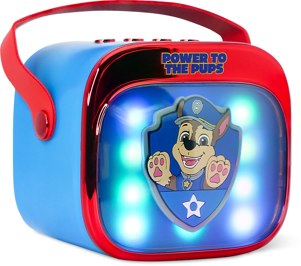 Paw Patrol - karaoke set voor kinderen - draadloze microfoon en speaker - met lichteffecten en stemeffecten — cadeau in Spellen & Speelgoed - foto 3