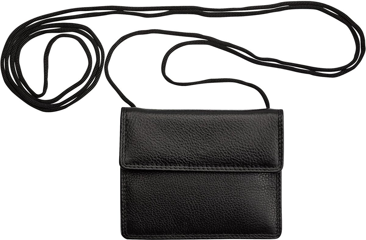 Josephine Osthoff 901 RFID Leren Portemonnee – Mini Munt-/Zakportemonnee – Unisex – Echt Leer