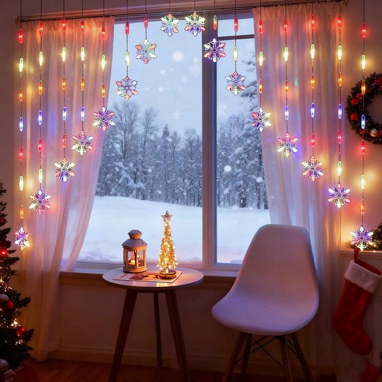 NAIZY 3 x 2 m LED Lichtnet, Lichtgordijn Lichtslinger Decoratieve