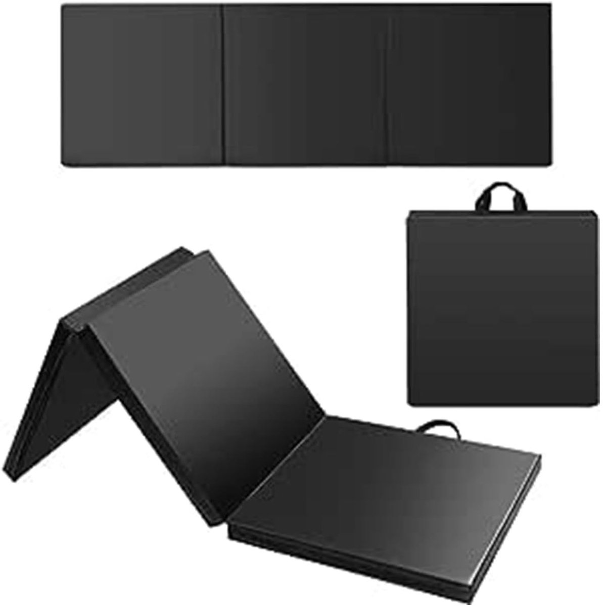 Zachte Antislip Gymnastiekmat 180x60x5 cm – Inklapbare Turnmat voor Yoga en Training